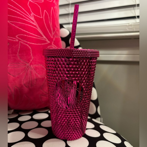 Starbucks Sangria Studded Tumbler 2022 Fall Winter Holiday Bling (16 oz Grande) - Picture 4 of 7